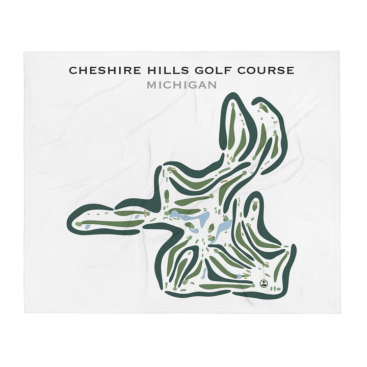 Cheshire Hills Golf Club, Allegan, Michigan - Printed Golf Courses