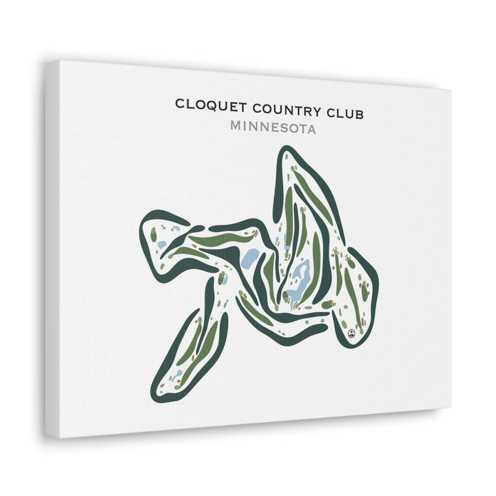 Cloquet Country Club, Minnesota - Printed Golf Courses