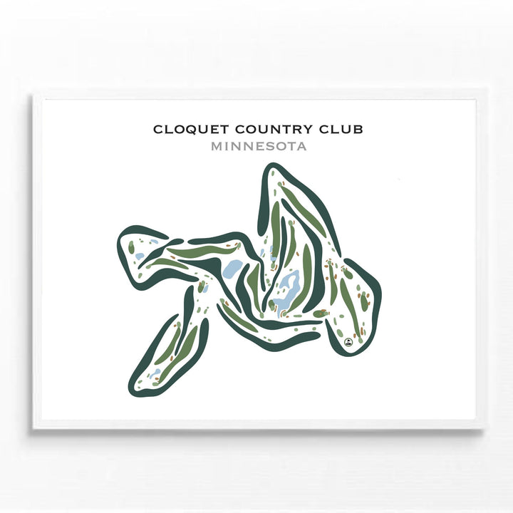 Cloquet Country Club, Minnesota - Printed Golf Courses