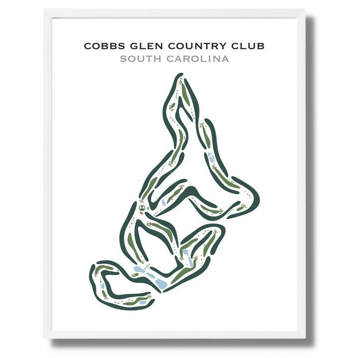 Cobbs Glen Country Club, South Carolina - Printed Golf Courses