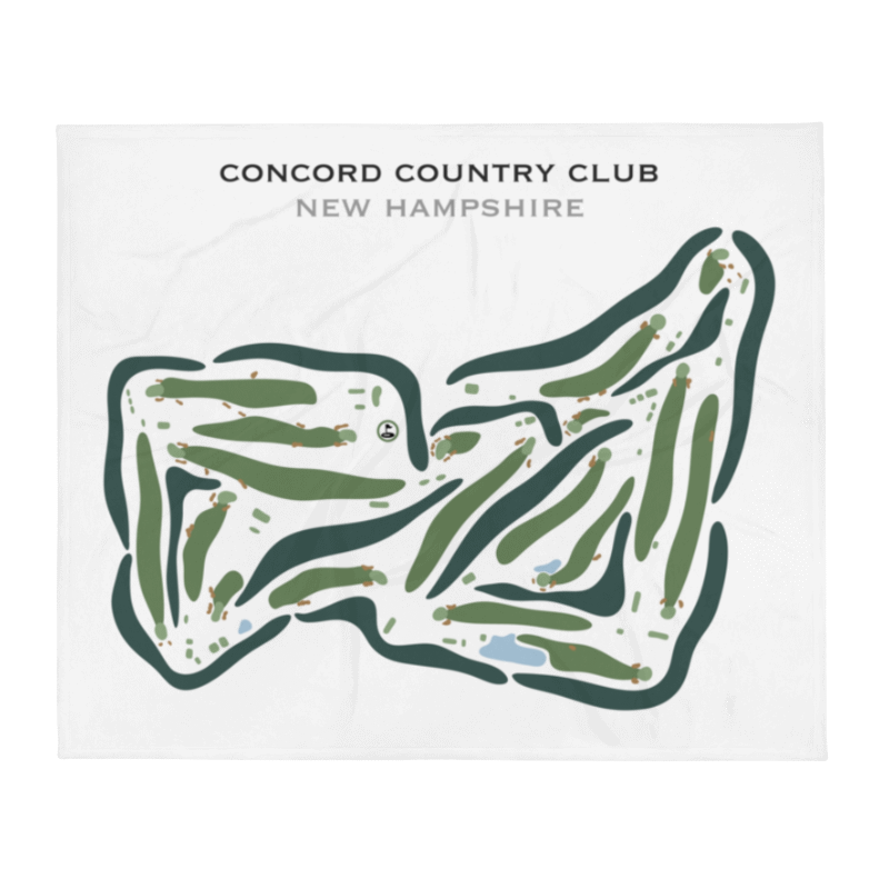 Concord Country Club, New Hampshire - Printed Golf Courses