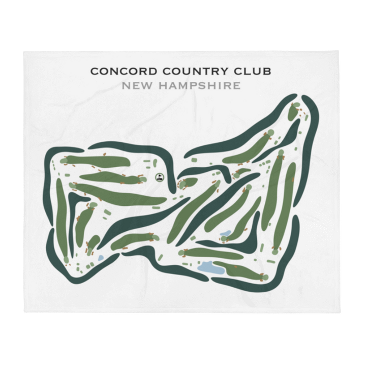 Concord Country Club, New Hampshire - Printed Golf Courses