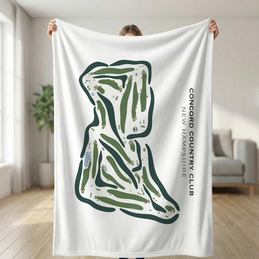 Concord Country Club, New Hampshire - Printed Golf Courses