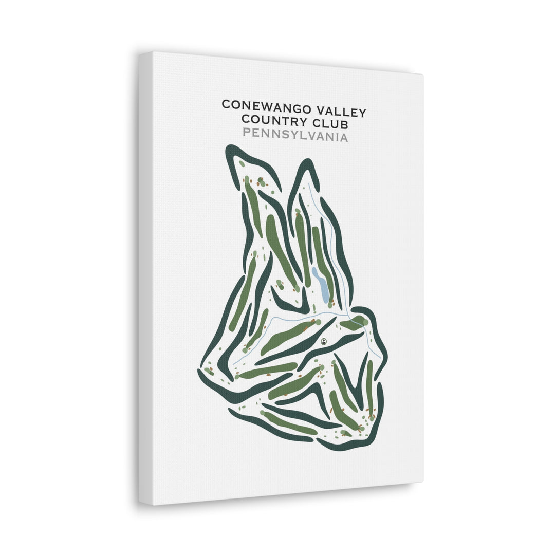 Conewango Valley Country Club, Pennsylvania - Printed Golf Courses