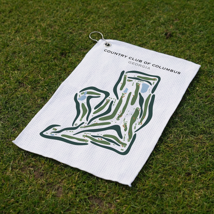 Country Club of Columbus, Georgia - Printed Golf Courses