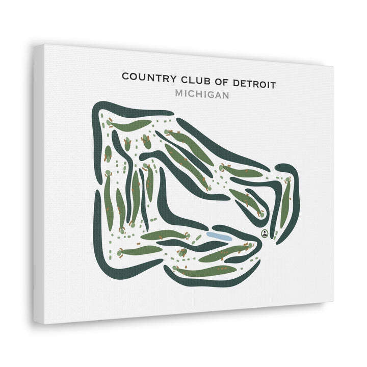 Country Club of Detroit, Michigan - Printed Golf Courses