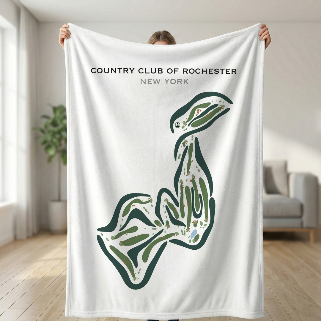 Country Club Of Rochester, New York - Printed Golf Courses