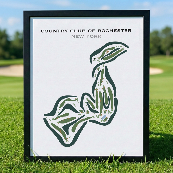 Country Club Of Rochester, New York - Printed Golf Courses
