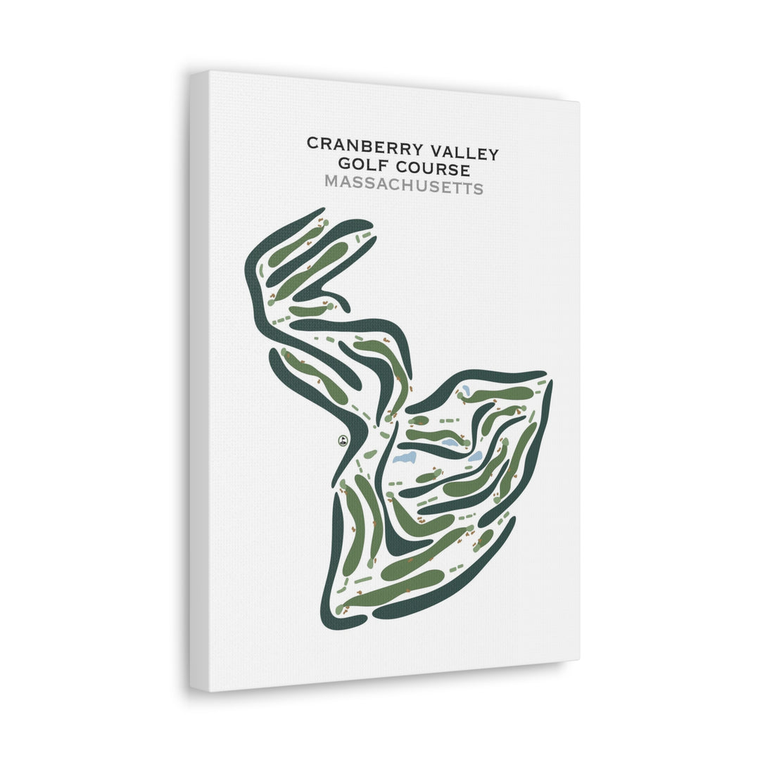 Cranberry Valley Golf Course, Massachusetts - Printed Golf Courses