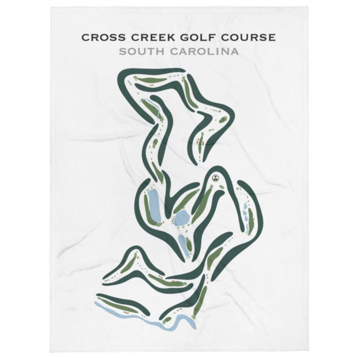 Cross Creek Golf Course, South Carolina - Printed Golf Courses - Golf Course Prints