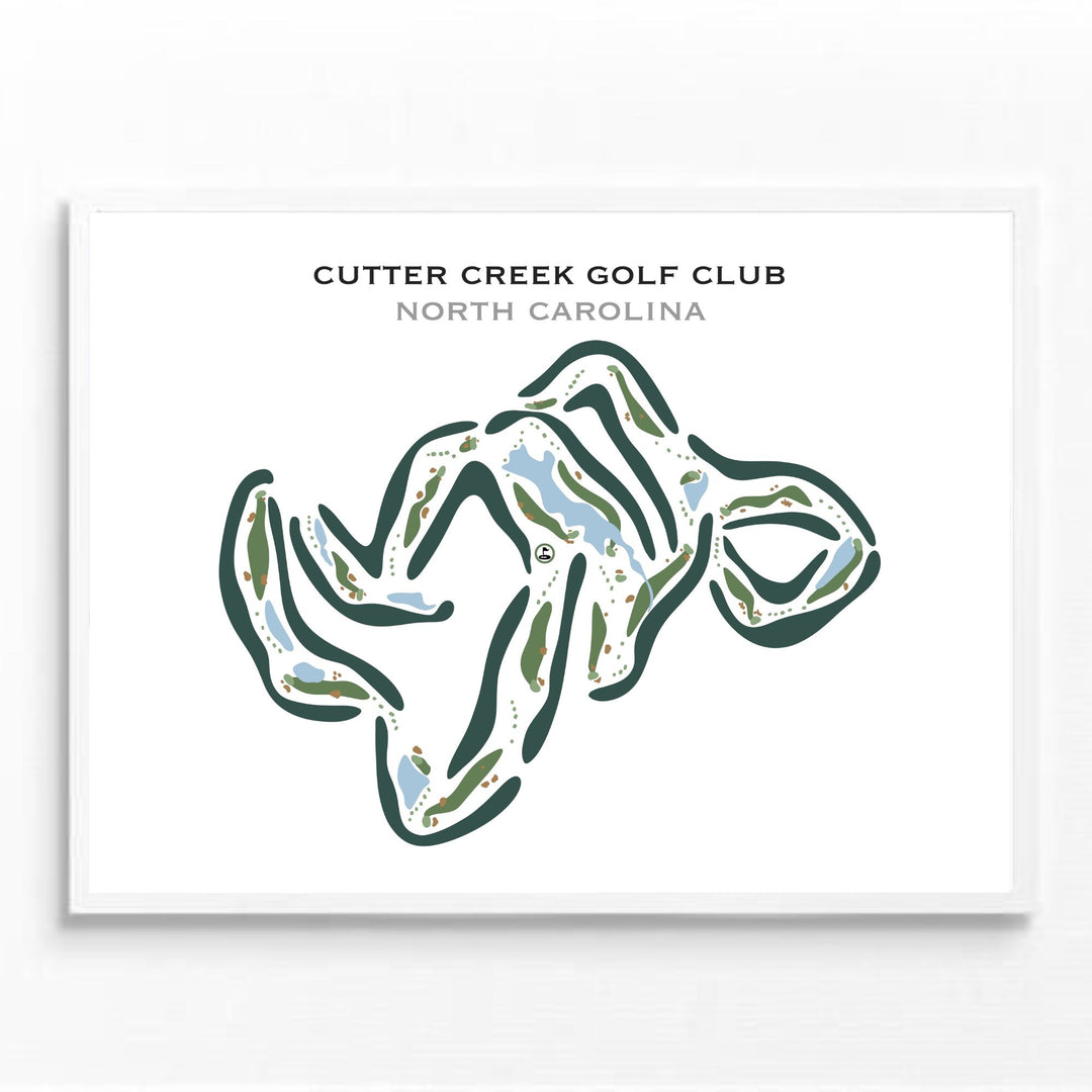 Cutter Creek Golf Club, North Carolina - Printed Golf Courses