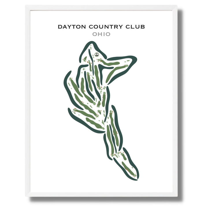 Dayton Country Club, Ohio - Printed Golf Courses