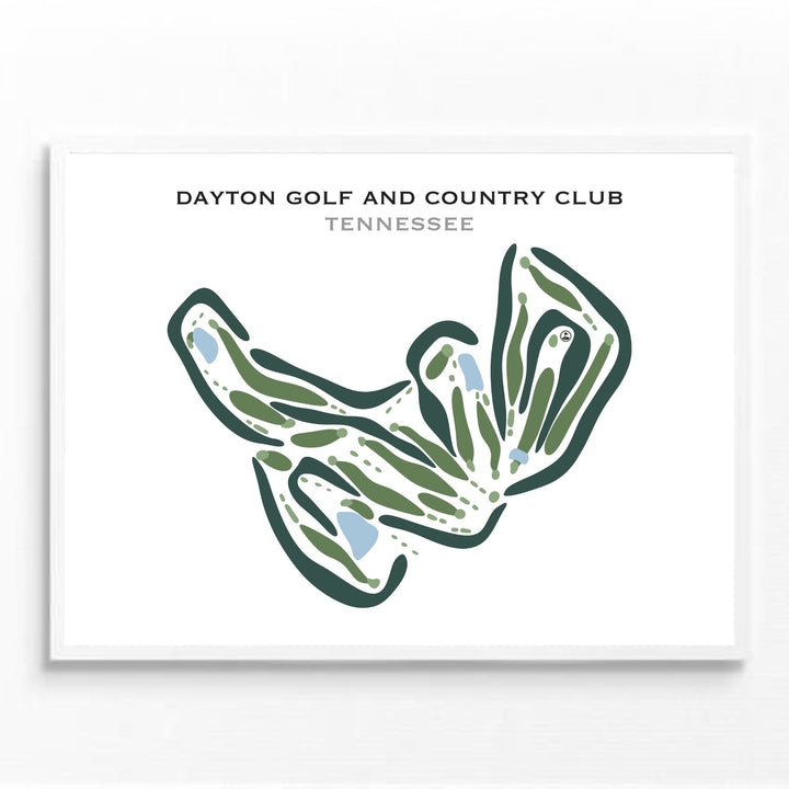 Dayton Golf & Country Club, Tennessee - Printed Golf Courses