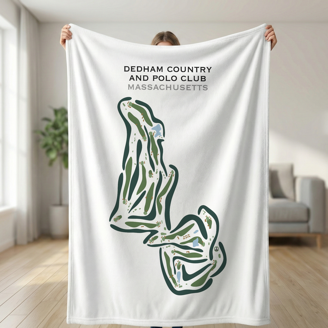 Dedham Country and Polo Club, Massachusetts - Printed Golf Courses