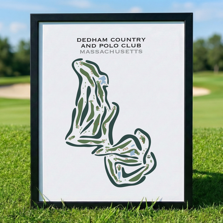 Dedham Country and Polo Club, Massachusetts - Printed Golf Courses