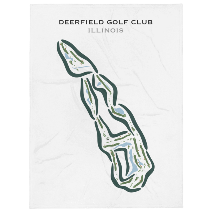 Deerfield Golf Club, Illinois - Printed Golf Courses