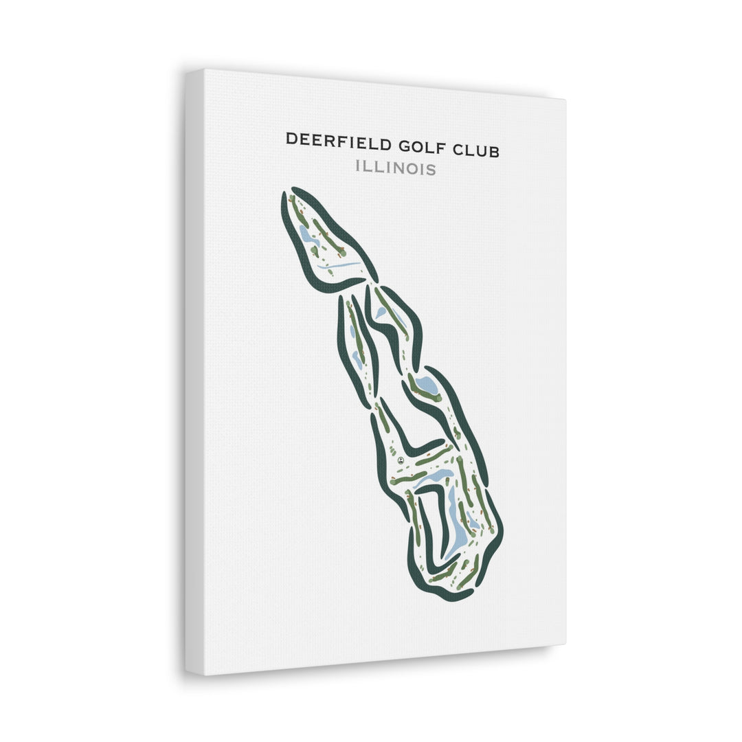 Deerfield Golf Club, Illinois - Printed Golf Courses