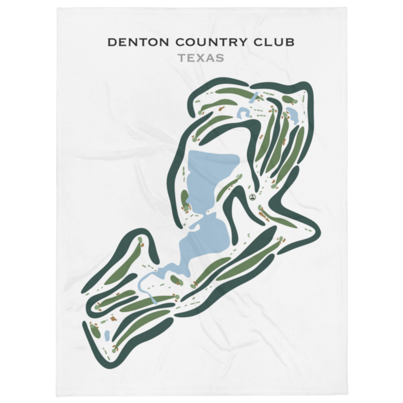 Denton Country Club, Texas - Printed Golf Courses