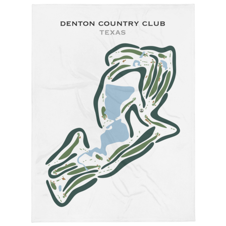 Denton Country Club, Texas - Printed Golf Courses