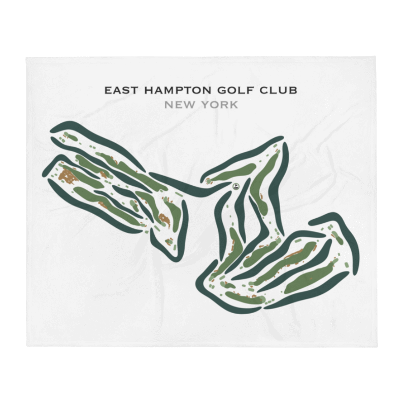 East Hampton Golf Club, New York - Printed Golf Courses