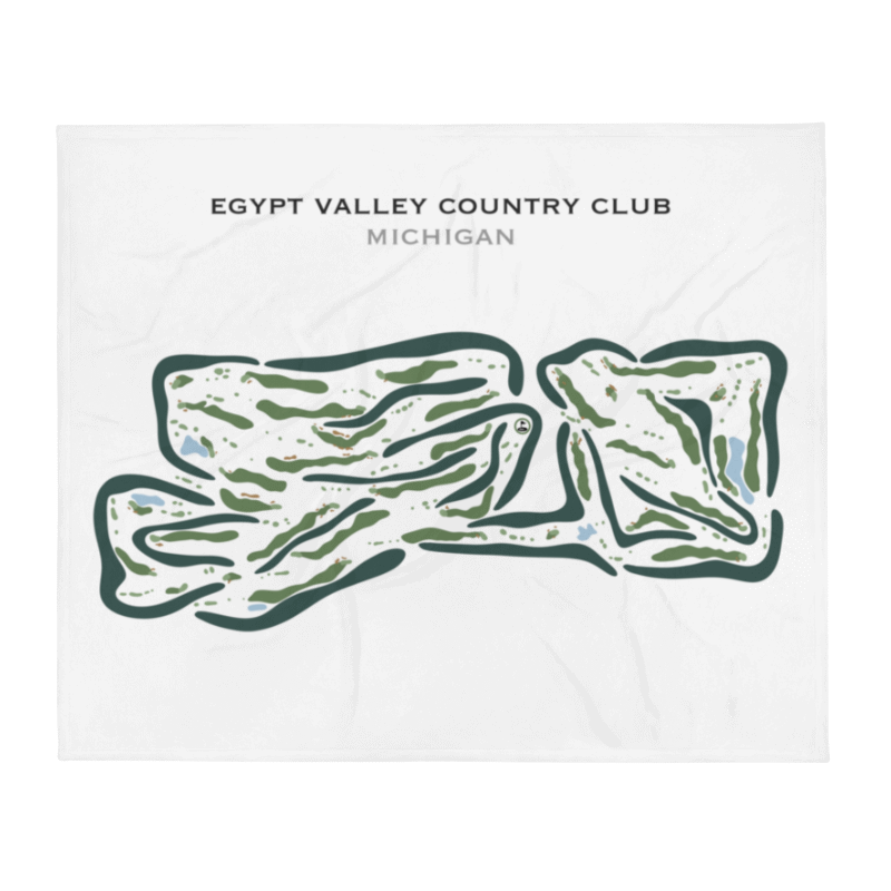 Egypt Valley Country Club, Michigan - Printed Golf Courses