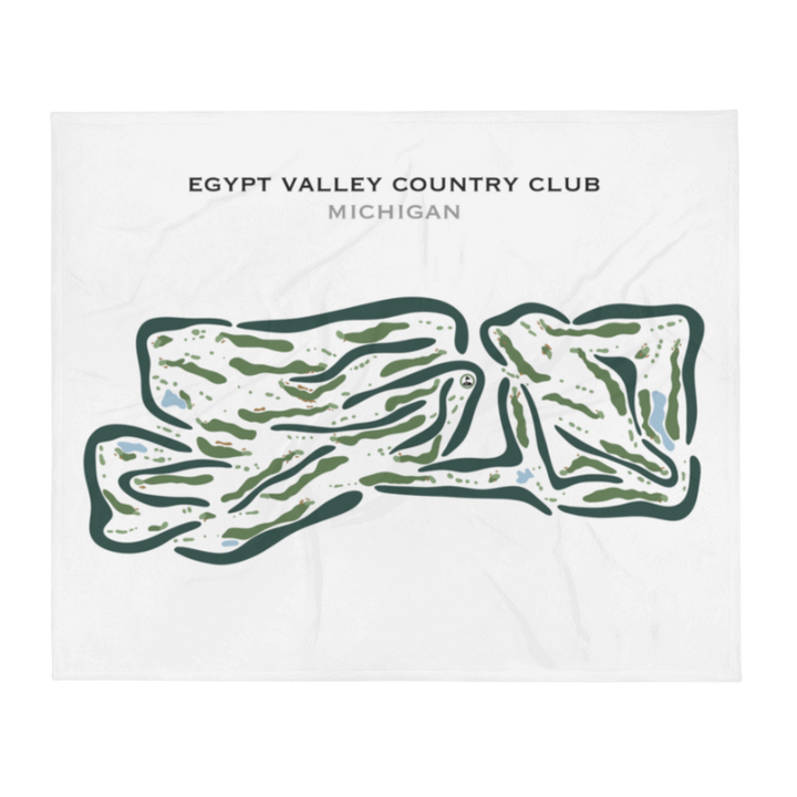 Egypt Valley Country Club, Michigan - Printed Golf Courses