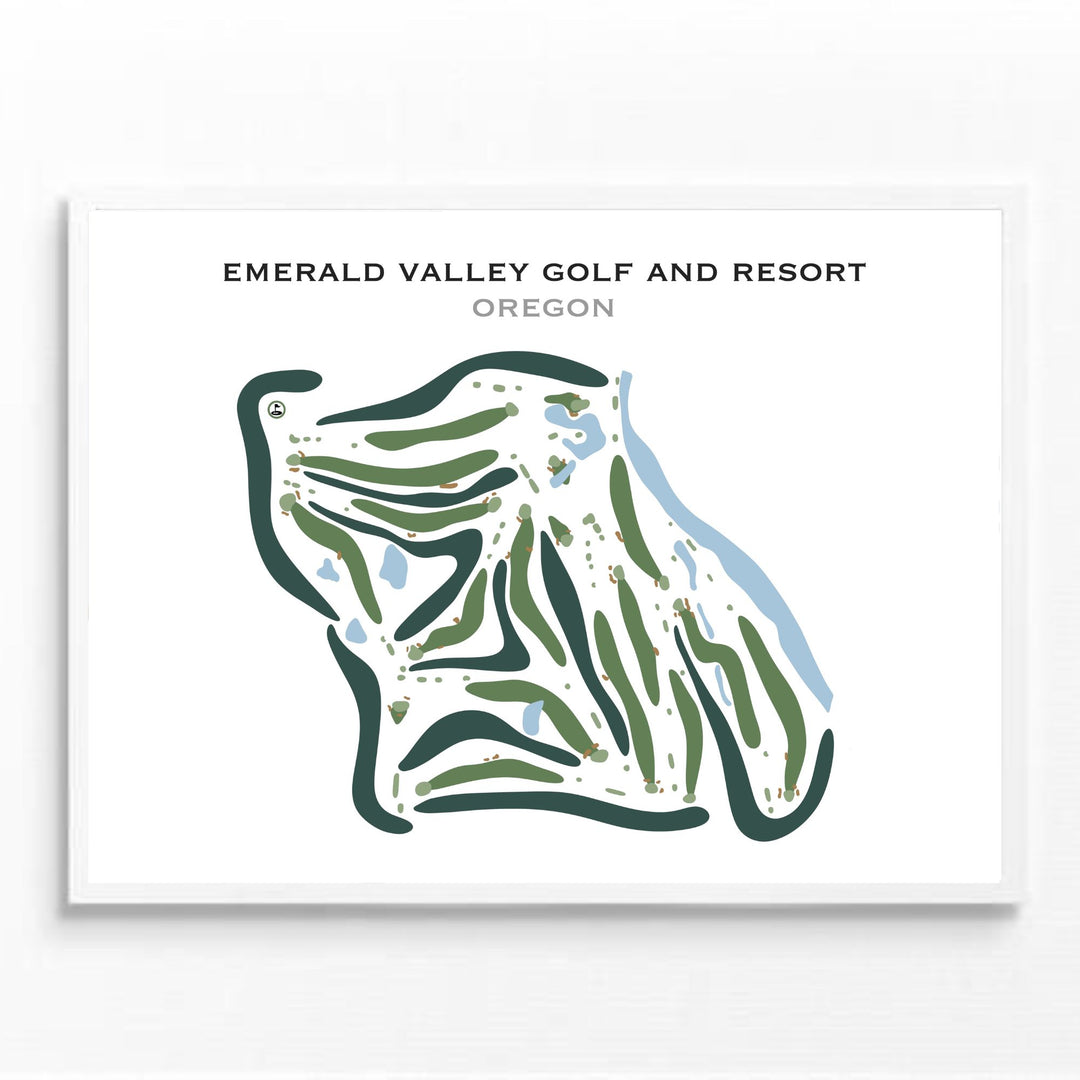 Emerald Valley Golf Club, Oregon - Printed Golf Courses