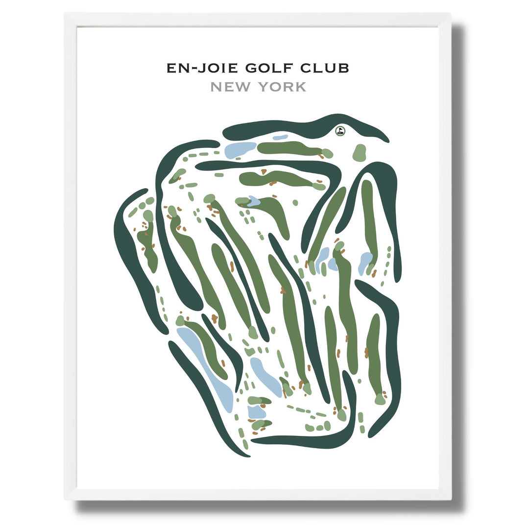 En-Joie Golf Club, New York - Printed Golf Courses
