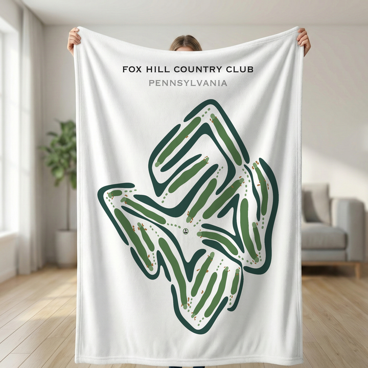 Fox Hill Country Club, Pennsylvania - Printed Golf Courses