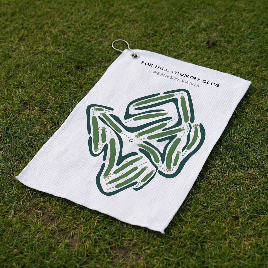 Fox Hill Country Club, Pennsylvania - Printed Golf Courses