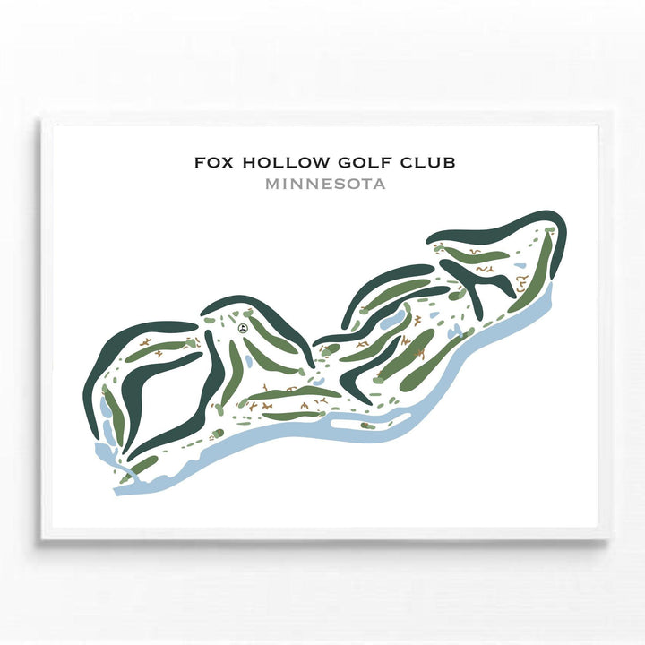 Fox Hollow Golf Club, Minnesota - Printed Golf Courses - Golf Course Prints