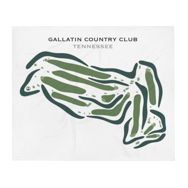 Gallatin Country Club, Tennessee - Printed Golf Courses