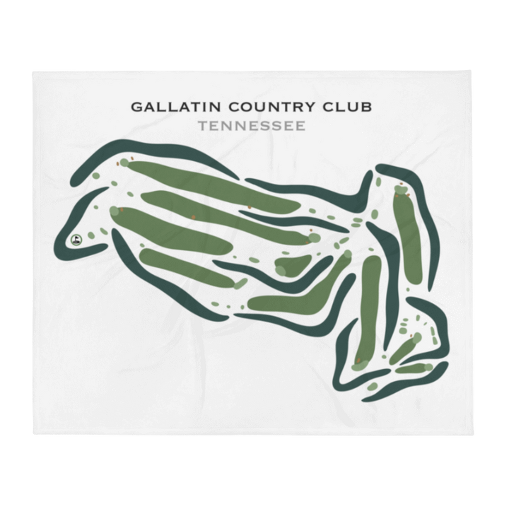 Gallatin Country Club, Tennessee - Printed Golf Courses