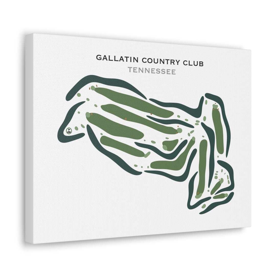 Gallatin Country Club, Tennessee - Printed Golf Courses