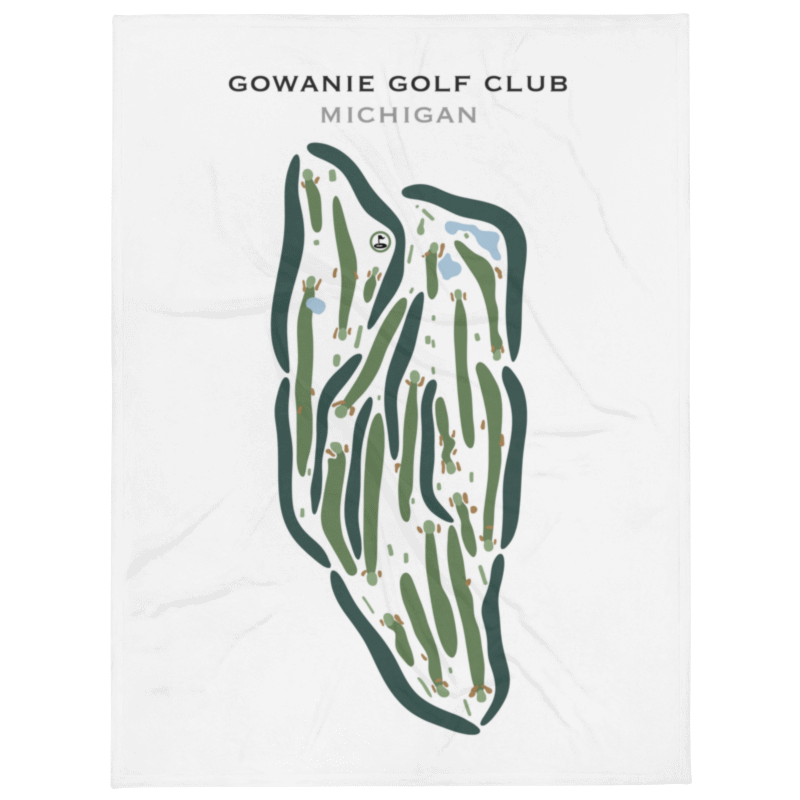 Gowanie Golf Club, Michigan - Printed Golf Courses