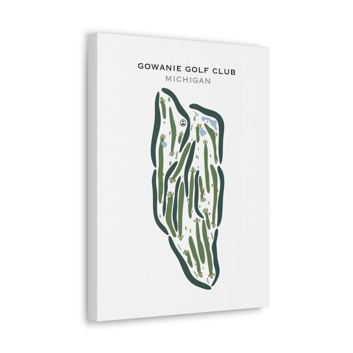 Gowanie Golf Club, Michigan - Printed Golf Courses