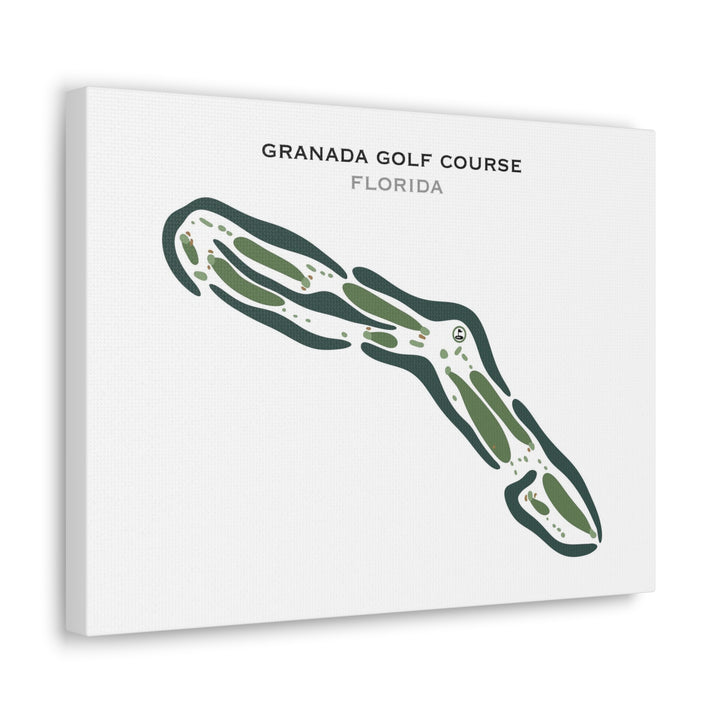 Granada Golf Course, Florida - Printed Golf Courses