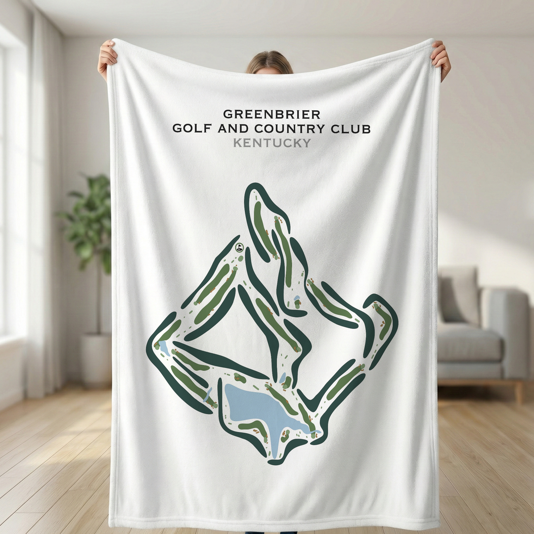 Greenbrier Golf and Country Club, Kentucky - Printed Golf Courses