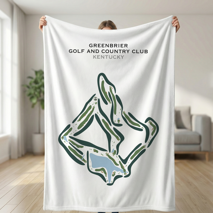 Greenbrier Golf and Country Club, Kentucky - Printed Golf Courses