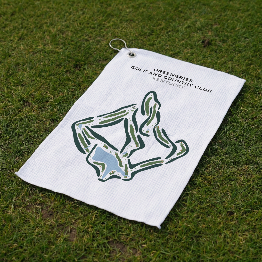 Greenbrier Golf and Country Club, Kentucky - Printed Golf Courses