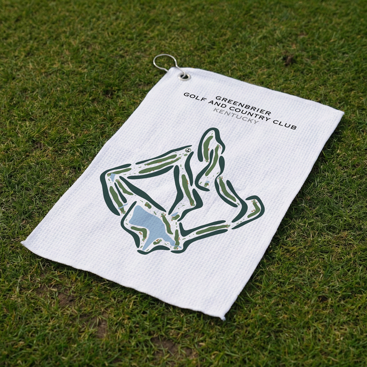 Greenbrier Golf and Country Club, Kentucky - Printed Golf Courses