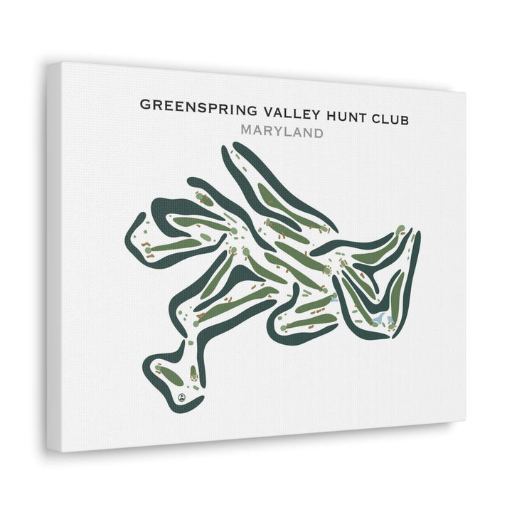 GreenSpring Valley Hunt Country Club, Maryland - Printed Golf Courses - Golf Course Prints