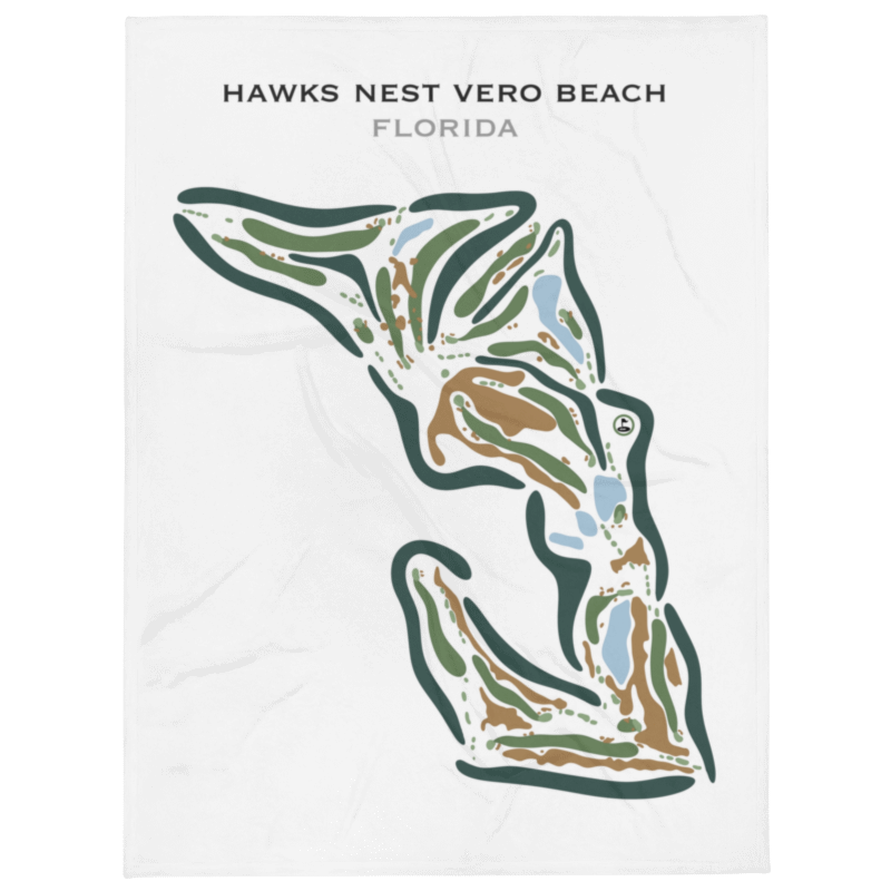 Hawks Nest, Vero Beach, Florida - Printed Golf Courses