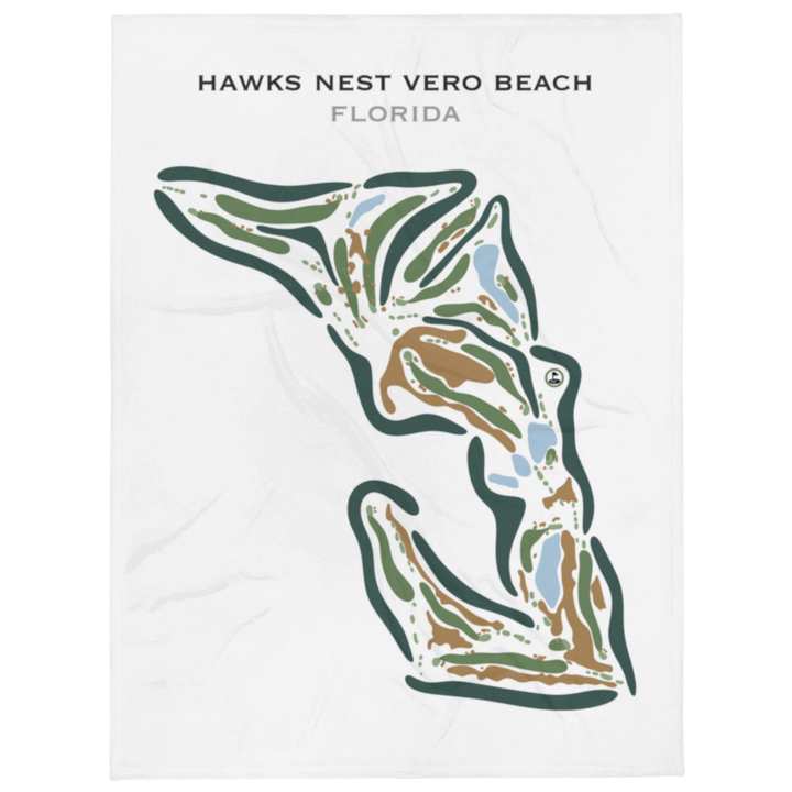 Hawks Nest, Vero Beach, Florida - Printed Golf Courses