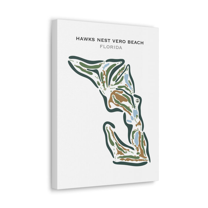 Hawks Nest, Vero Beach, Florida - Printed Golf Courses