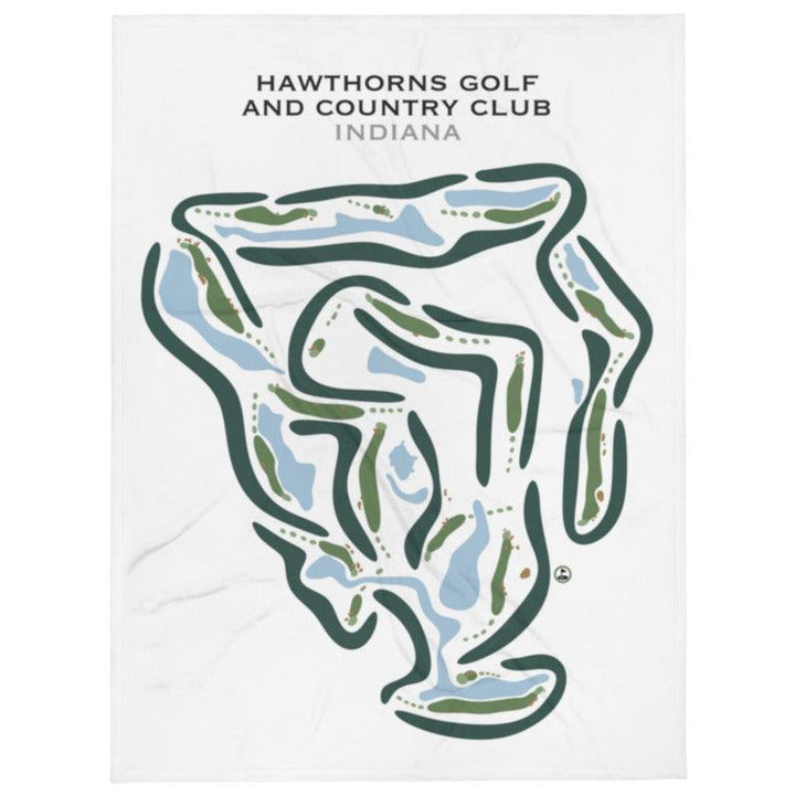 Hawthorns Golf and Country Club, Indiana - Printed Golf Courses - Golf Course Prints