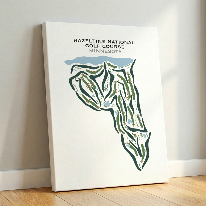Hazeltine National Golf Club, Minnesota - Printed Golf Courses