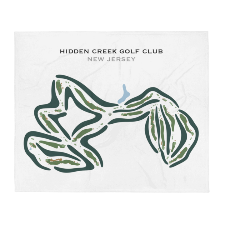 Hidden Creek Golf Club, New Jersey - Printed Golf Courses