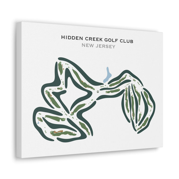 Hidden Creek Golf Club, New Jersey - Printed Golf Courses