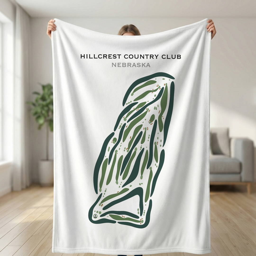 Hillcrest Country Club, Nebraska - Printed Golf Courses
